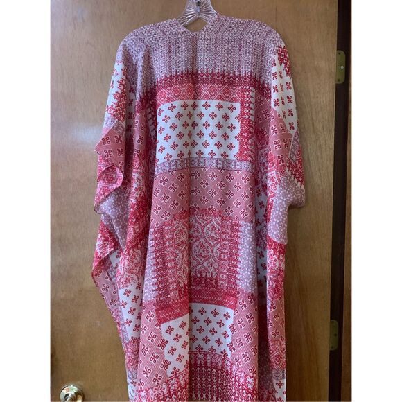 Red and White Kimono #summer - Picture 3 of 6